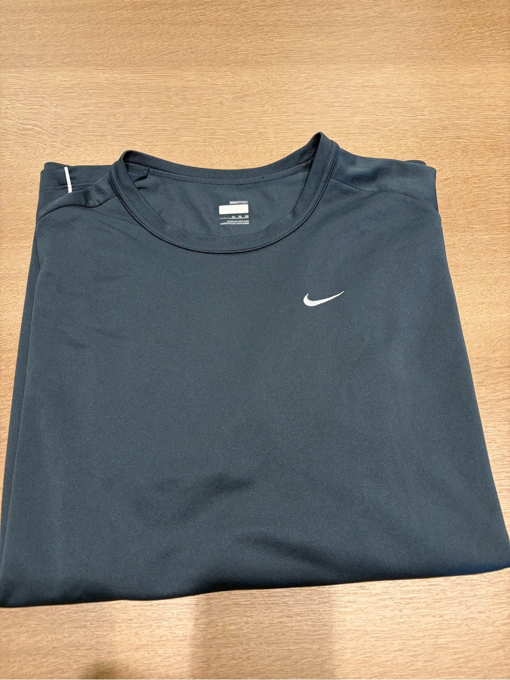Nike Retro Dry Fit Athletic Tee with White Swoosh